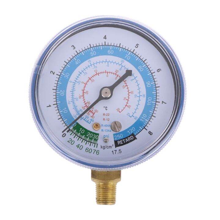 New Air Conditioner R404 R134A R22 Low Pressure Gauge KPA Blue | Lazada PH