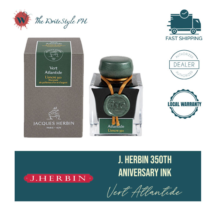 Herbin 350th Anniversary Ink Vert Atlantide-50ml Lazada PH
