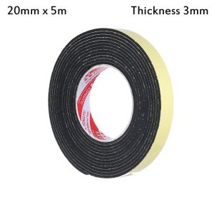 FXUP 1pcs Hardware Home Improvement Window Door Waterproof Weather Stripping Seal Strip Foam Sponge Rubber Strip Tape Single Sided Adhesive