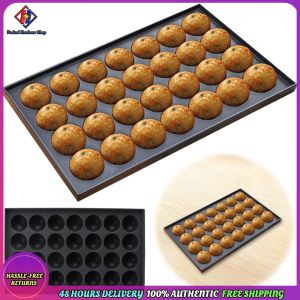 Vodool Octopus Meatball Grill Pan Nonstick Multi Purpose Takoyaki Maker Octopus Ball Baking Tray Meatball Sheet Pan Cooking Baking Tools