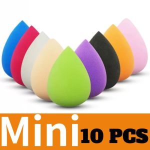 (10pcs) Mini Droplet Gourd Shape Foundation Sponge Blender Blending Facial  Makeup Puff  Powder Sponge For Face