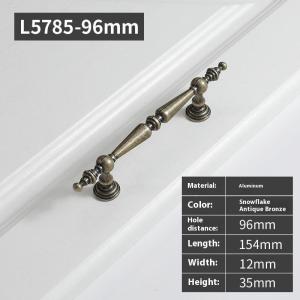 Sixth street 1PCS Antique Bronze Brass Pull Handles Vintage Cabinet Door Drawer Wardrobe Handles Knobs