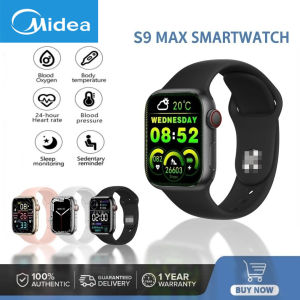 Midea Smart Watch YS9 for Men Women 2.19inch HD screen Waterproof Bluetooth Call Health Monitoring sports