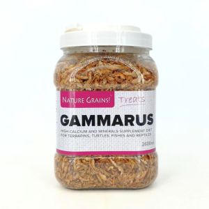 Nature Grains! Gammarus Treats High Calcium and Minerals Supplement Diet for Terrapins Turtles Fishes and Reptiles 550ml 2600ml