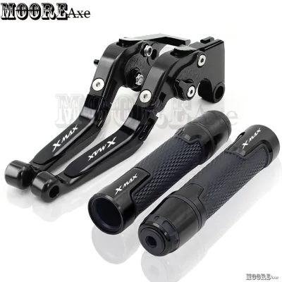 For YAMAHA XMAX250 XMAX300 X-MAX XMAX V3 2023 2024 2025 XMotorcycle Adjustable Folding Extendable Brake Clutch Levers Handlebar Grip