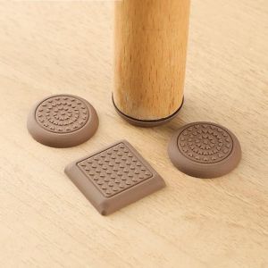 LIANG ดีไอวาย หนา4มม. แผ่นเลื่อน ปิดเสียง แผ่นรองขาโซฟา กาวในตัว แผ่นรองขาเฟอร์นิเจอร์ แผ่นรองขาเก้าอี้ ป้องกันรอยขีดข่วนพื้น แผ่นรองขาเก้าอี้