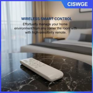 CISWGE Điều khiển từ xa Kit cho quạt trần điện áp thấp 6 tốc độ với Receiver siêu yên tĩnh cho phòng ngủ nhà tiết kiệm năng lượng giải pháp