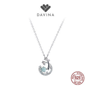 DAVINA Ladies Novie Necklace Sterling Silver 925- Kalung Wanita Perak S925 Bintang Stars