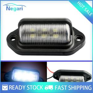 NG Motor✨ COD ✨ Car 1Pc Waterproof 6 LED 12V License Plate Light Car Boat Truck Trailer Step Lamp