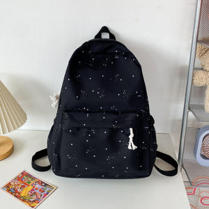 Mismi Celestia Bag Tas Ransel Wanita Korean Style Lavender Flower School Backpack Perempuan Stylish - 36C