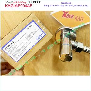 Van dừng TOTO Nhật KAG-AP004AF chính hãng Sales 50% Van F giảm áp khóa 1 chiều bảo vệ bồn cầu vòi máy nước nóng thiết kế đẹp siêu bền