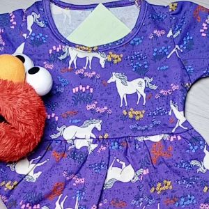 SHIP NOW FULL COTTON BABY DRESS SIZE 1-3Y BABY GOWN BABY DRESS GOWN