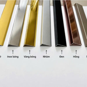 Nẹp L kết thúc sàn nẹp sàn nhựa nẹp kết thúc sàn gỗ thanh dài 2m7