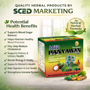SCED Panyawan Plus capsule (BUY 1 BOX WITH FREE 1 PAD PANYAWAN PLUS)-Food Supplement