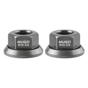 FOUNDTWO 2pcs M9/M10/M103/8. Đai ốc trục xe đạp Hợp kim nhôm Độ bền cao Phụ kiện xe đạp Đầy màu sắc Chống gỉ Vít trục sau Trục sau