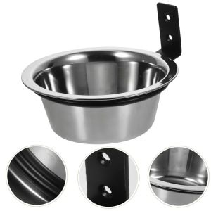 JOY TOY 6/8 inch Bát treo cho thú cưng Chống trượt Có thể gập lại Bát nước cho mèo Chậu rửa cho mèo Gắn tường Bát đựng thức ăn cho chó cố định Thức ăn ướt và khô