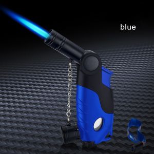 Outdoor Folding Curved Straight Punch Windproof Lighter Igniter Welding Spray Gun Inflatable Lighter