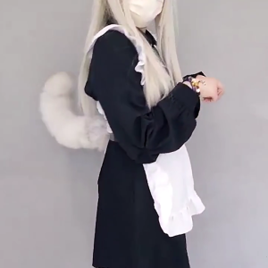 หางสุนัขจิ้งจอกขนยาวปรับได้หางเครื่องแต่งกายหางสำหรับเด็กผู้ใหญ่คอสเพลย์