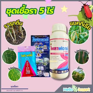 ชุด ป้องกันกำจัดเชื้อราพืช ขนาด 1ชุดต่อพื้นที่ 5ไร่ เชื้อราในข้าวโพด รารุกตีน ใบไหมแผลเล็ก ใบไหม้แผลใหญ่ ใบจุด