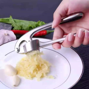 Garlic Press Manual Garlic Masher Stainless Steel Garlic Press Chopping Garlic Tool Vegetable Kitchen Gadget