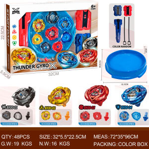 ชุดลูกข่าง Thunder Gyro X สำหรับเด็ก 4 ปีขึ้นไป พร้อมส่ง ของเล่นบอร์ดเกมส์สุดคุ้ม【จัดส่งจากกรุงเทพฯ ใน 1 ชั่วโมง】