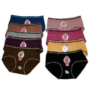 Promo Celana Dalam wanita Piaoli 2133 poliester Karet kecil Adem lembut dan nyaman di pakai Paket isi [3/6/12 Pcs]