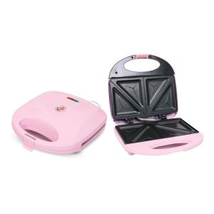 Kaidee_home เครื่องทำแซนวิชลายหมีน่ารักๆ สีชมพู ที่อบแซนวิส เครื่องอบแซนวิช เครื่องทำขนมปัง