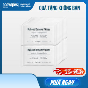 [GIFT 20]  COMBO 20 GÓI KHĂN TẨY TRANG NHANH 1 TỜ
