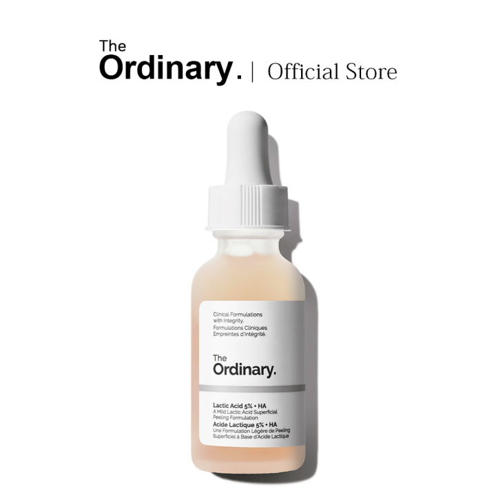 The Ordinary Lactic Acid 5 + HA Exfoliating Clean Pore Smooth Skin