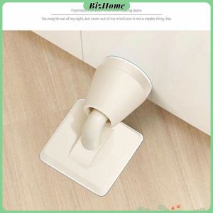 BizHome กันชนประตู กันชนหน้าต่าง ที่กันชนประตูซิลิโคน ไม่ต้องเจาะ ยึดด้วยแผ่นกาวเหนียว Door Stopper มีสินค้าพร้อมส่ง