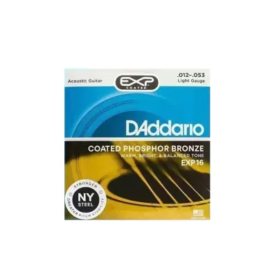 JIYAN2866 Bronze DAddario Guitar Strings Nickel Winding EZ890 EXP16 EJ16 Acoustic Guitar Strings DIY Rich Full Tonal Spectrum Guitar Parts for 6 String Guitar