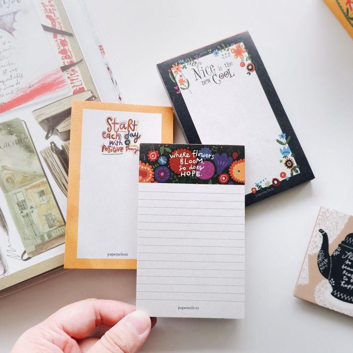 Papemelroti Affirmation Writing Pad | Notepad Memo | Stationery | Lazada PH