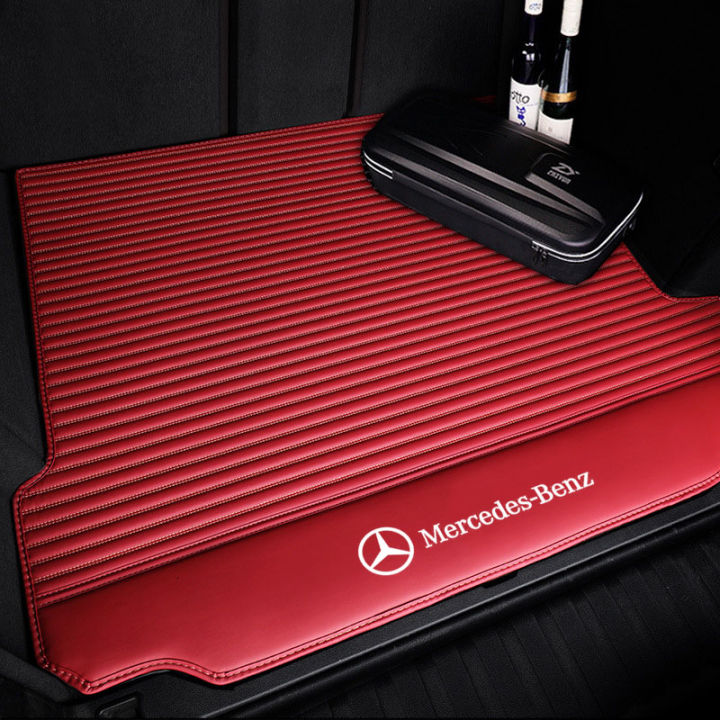 Car Rear Trunk Mat Pad Waterproof Leather Antidirty Tail Trunk