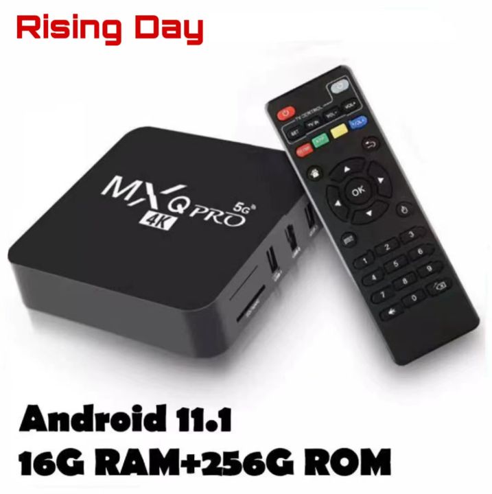 The New 5G M XQ PRO 4k 5g 16GB+256GB Android Smart TV Box 4k
