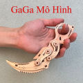 Mô Hình CSGO Karambit Butterfly Bằng Gỗ Lắp Ráp - GaGaMoHinh. 