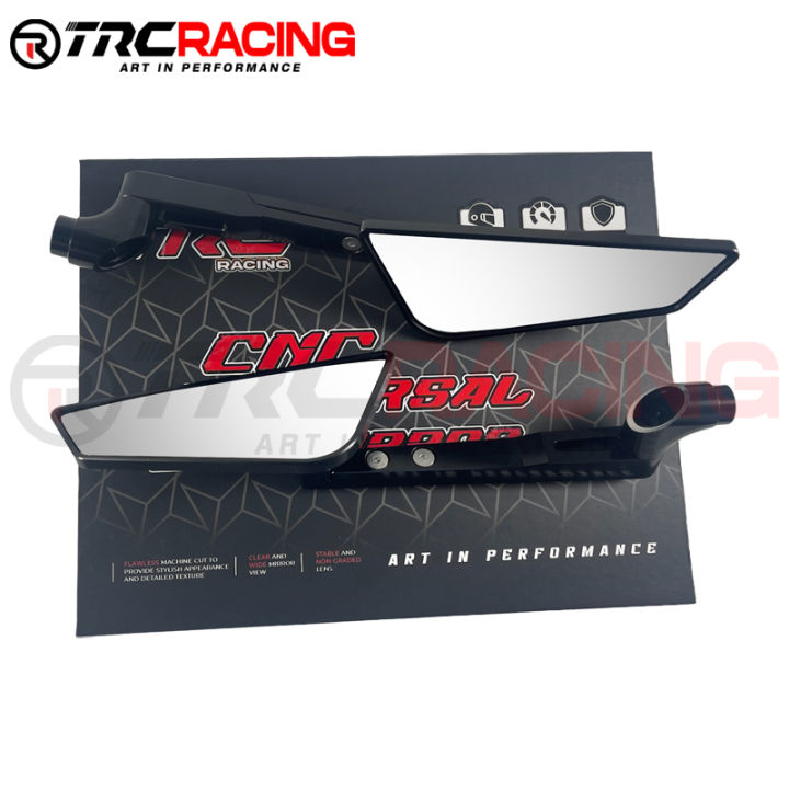 TRC Racing CNC Side Mirror Stem Mount Motorcyclge Universal LTO