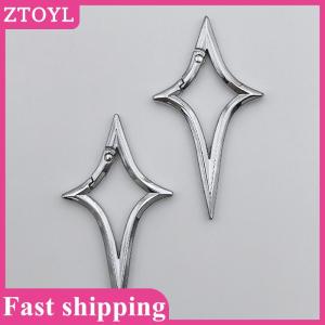 ZTOYL💝 Y2K Star Geometric Essential Icon Carabiner Keychain Car Key Ring Gothic Backpack Decor