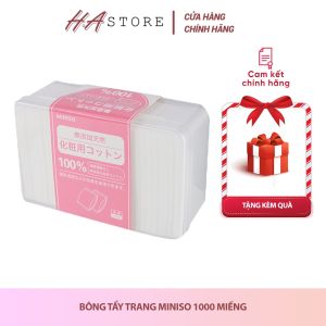 Bông tẩy trang Miniso 1000 miếng