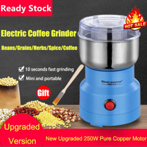 Mini Electric Coffee Grinder Stainless steel Blade Grain Crusher Herbs Nut Spice Powder Cafe Bean Mill Grinding Machine