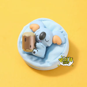 Mô hình Pokemon ngủ - Pikachu Bulbasaur Snorlax Jirachi Eevee Komala ngủ đáng yêu trên gối - Kích thước 9cm