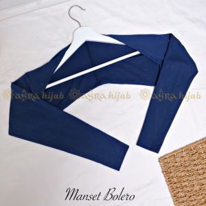 MANSET BOLERO PREMIUM/MANSET TANGAN SAMBUNG BAHAN KAOS RAYON/MANSET TANGAN LENGAN PANJANG