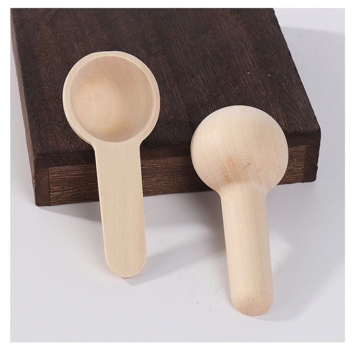 Small Wooden Spoons Mini Tasting Spoons Condiments Salt Spoons for