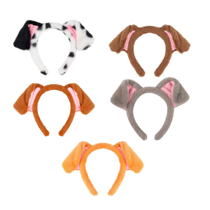 Adorkable Headband Cartoon Puppy Hair Hoop Eye-catching Headpiece Headwear for Halloween Cosplay Role Play