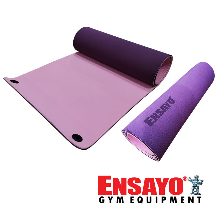 ENSAYO YOGA MAT 8mm TPE Non-Slip Anti-Tear Sweat-resistant Foldable  Eco-Friendly 180x61cm Fitness Resistance Sports/Stretching Athletic/Core  Yoga