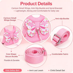 Baby Anti Lost Harness Toddler Safety Leash Child Walking Harness Kids Safety Leash Baby Safety Harness Toddler Leash Kids Harness