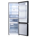AQUA Kulkas 2 Pintu 324 L Bottom Freezer [Black] - Magic Room - Precise Multi flow - Tempered Glass Tray - Digital Temp Control - Twin Inverter - Double Ice Maker - LED Light - Soft Freezer - AQR-350RBG(BK). 