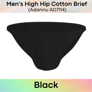 Mens Brief : High Hip Underwear (Adannu AD7114)