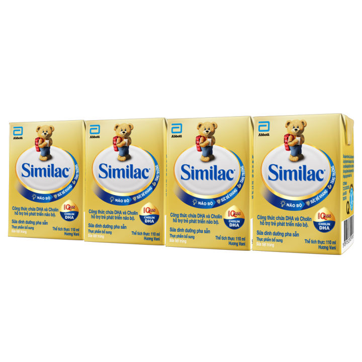 Bộ 8 hộp Sữa bột pha sẵn Similac 4 110ml - HSD mới