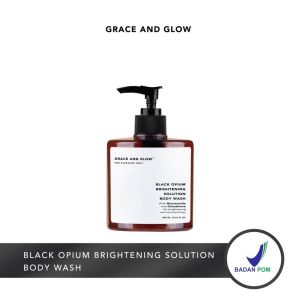 Grace & Glow Black Opium Brightening - English Pear & Freesia Anti Acne Body Wash - Body Scrub