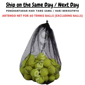Art3ng0 Net For 60 Tennis Balls (BALL NOT INCLUDE. BAG ONLY!) / Tennis Ball Bag